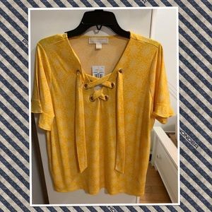 Yellow blouse